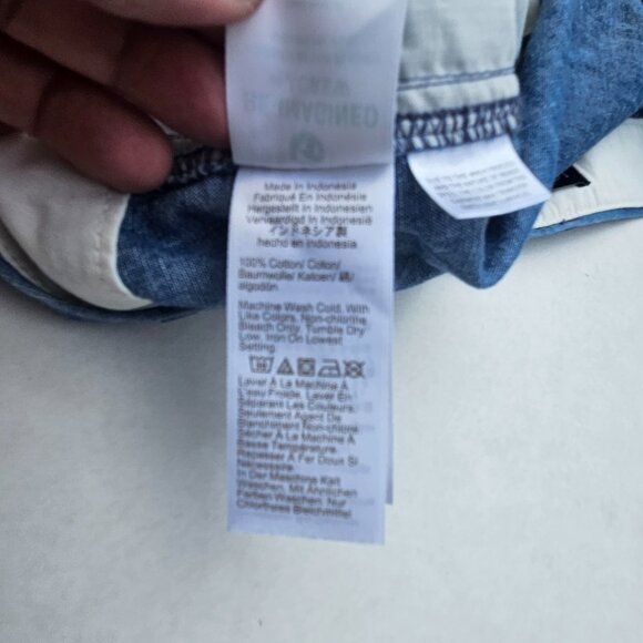 J Crew 5" classic chambray shorts 100% Cotton Size Women's 8 Beach Vacation - Picture 8 of 8